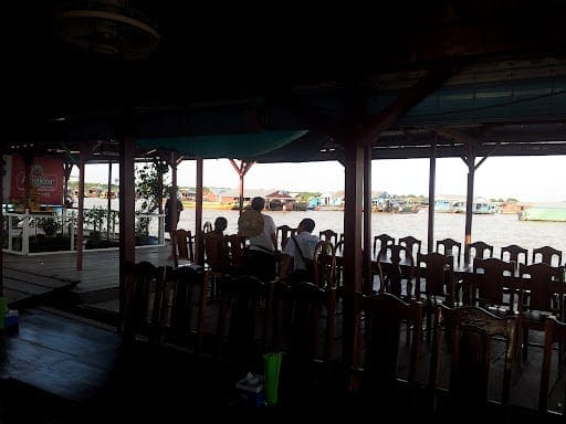 Boat Houses and Restaurants Cambodia