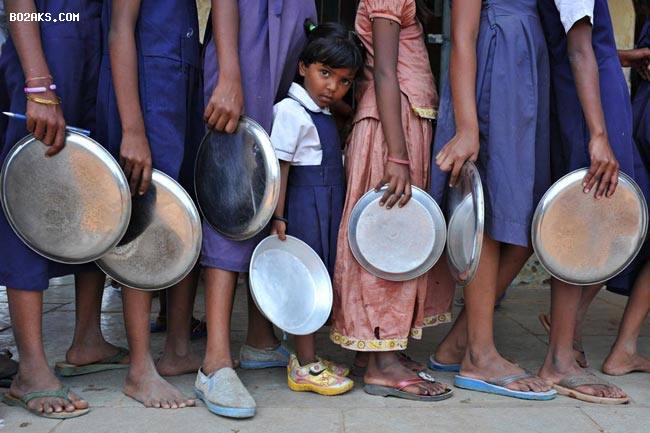 India Poverty Mid Day Meal