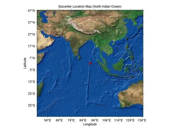 April 11th Earthquake Indonesia Map Coordinates