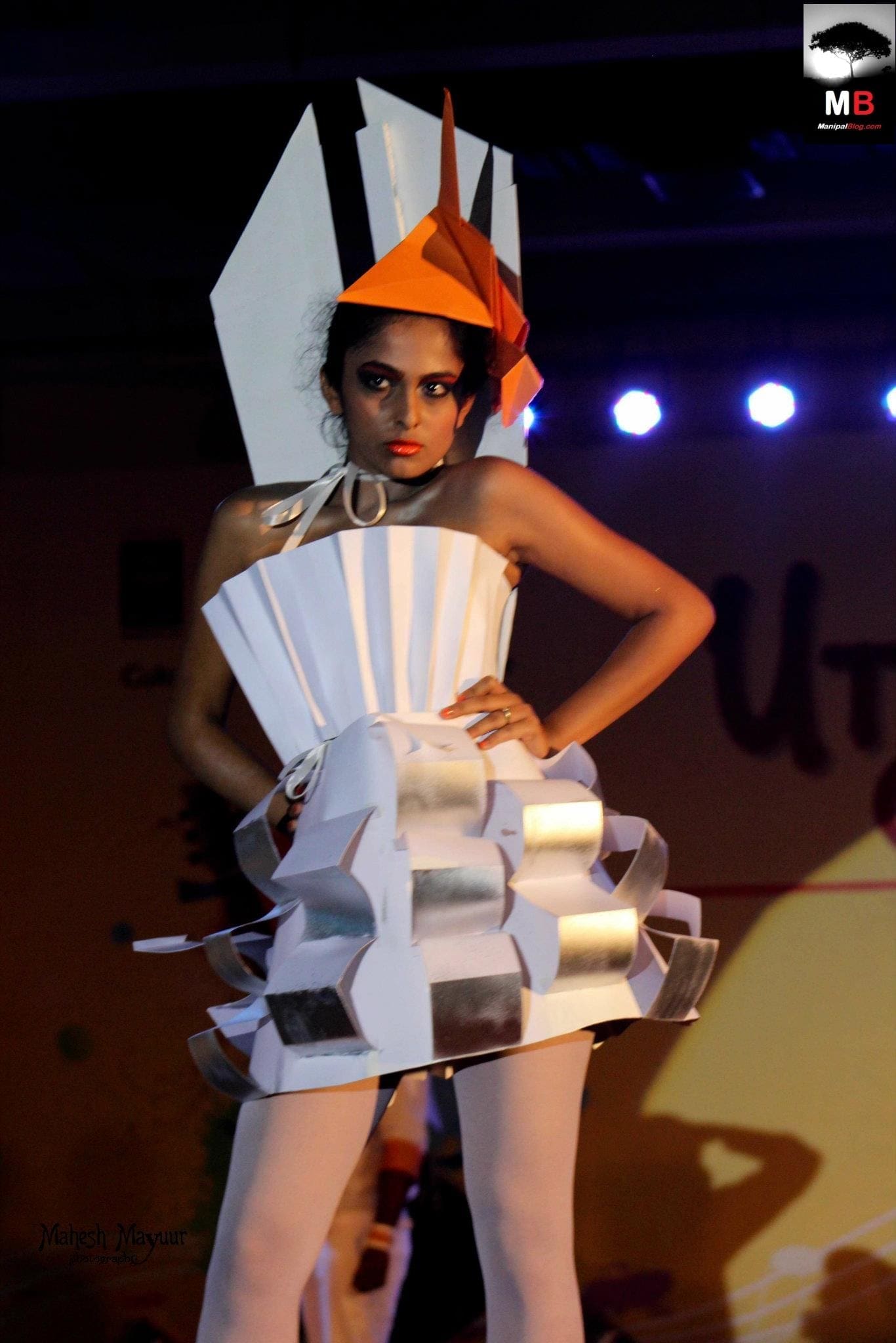 Origami Fashion 3 at Manipal University UTSAV 2012