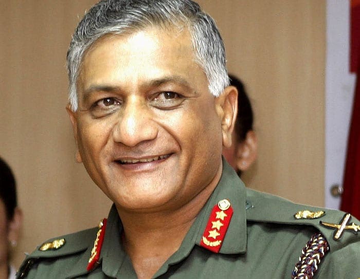 general v k singh indian army chief