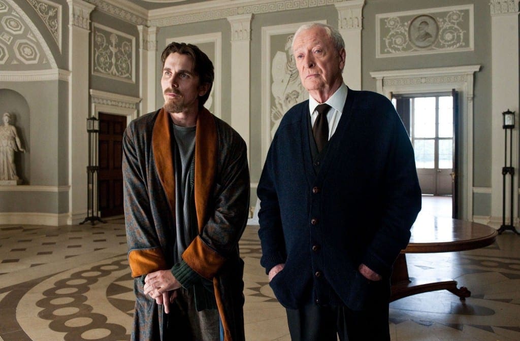 Christian Bale and Michael Caine
