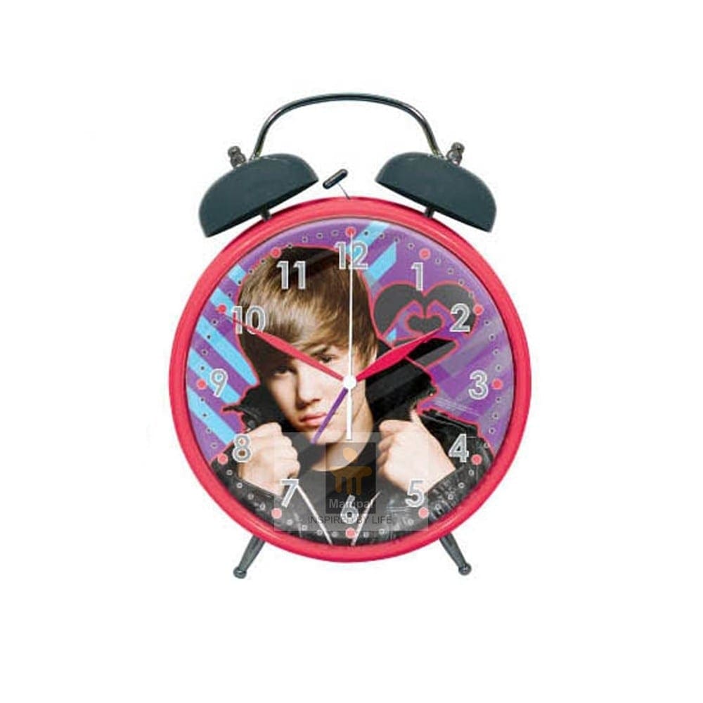 Custom Made Justin Bieber Alarm Clocks for Manipal Students