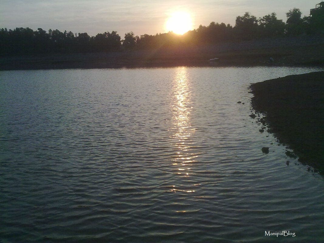 Manipal Lake at Sunset