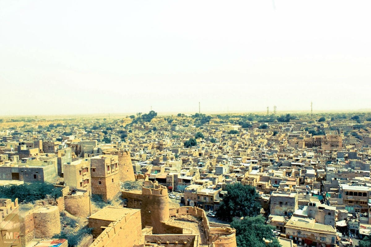 Jaisalmer as seen from Sonar Quila - Jaisalmer Fort