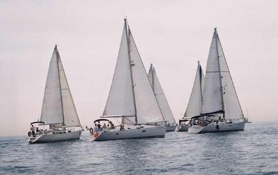 sailing flotilla