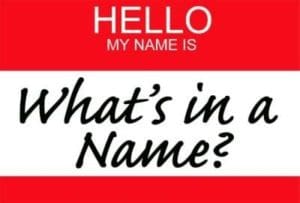 whats in a name
