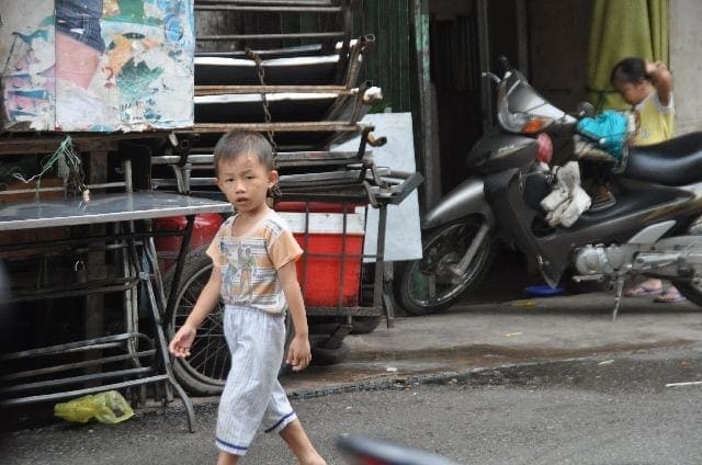 Young Boy on Streets