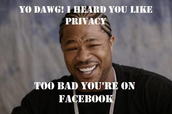 Facebook privacy meme