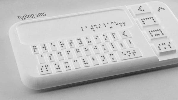 smartphones with braille