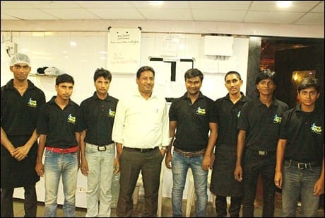 Manager and Staff of Seven Beans Manipal