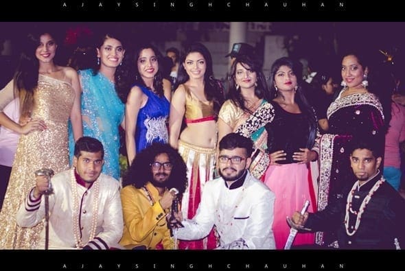 MU Dubai chose an Indian theme for their fashion show at UTSAV 2015