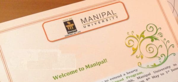 Welcome to Manipal