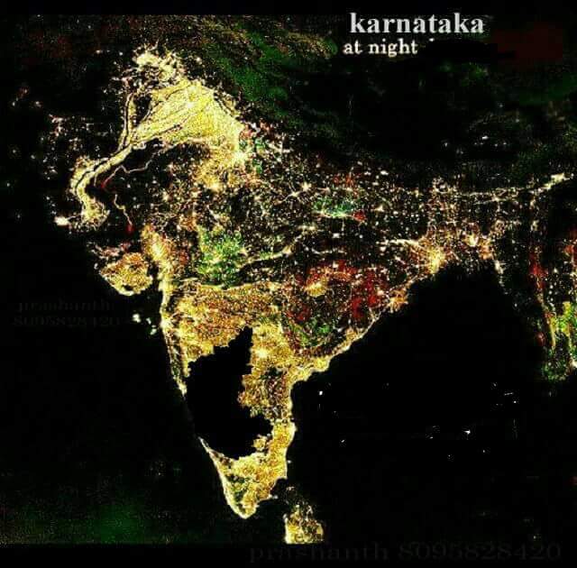 Karnataka at Night