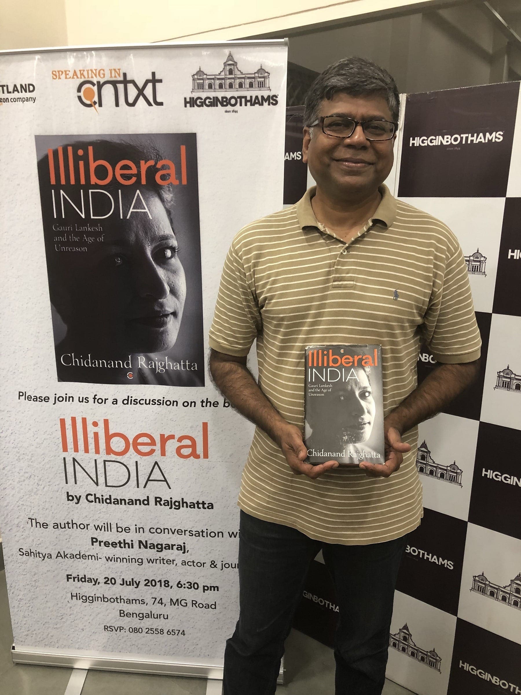 Author noted Journalist Chidanand Rajghatta