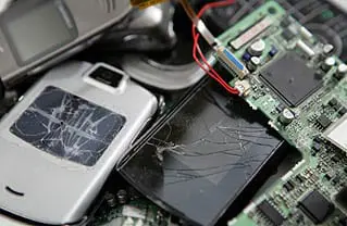 The Spoils of the Day Broken Electronic Items of Students of 10th Block