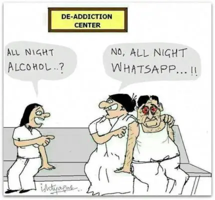 Behavioral addiction facebook whatsapp