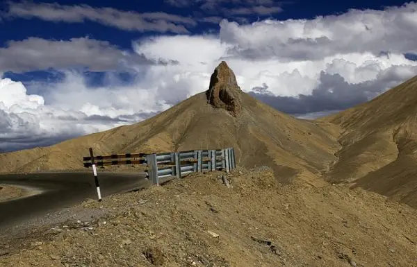 Namika la, translates to the pillars in the sky, ladakh, india