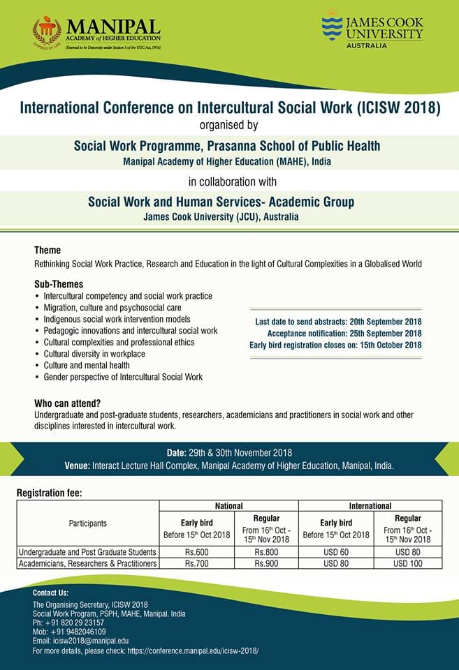 PSPH To Organize International Conference On Intercultural Social Work ...