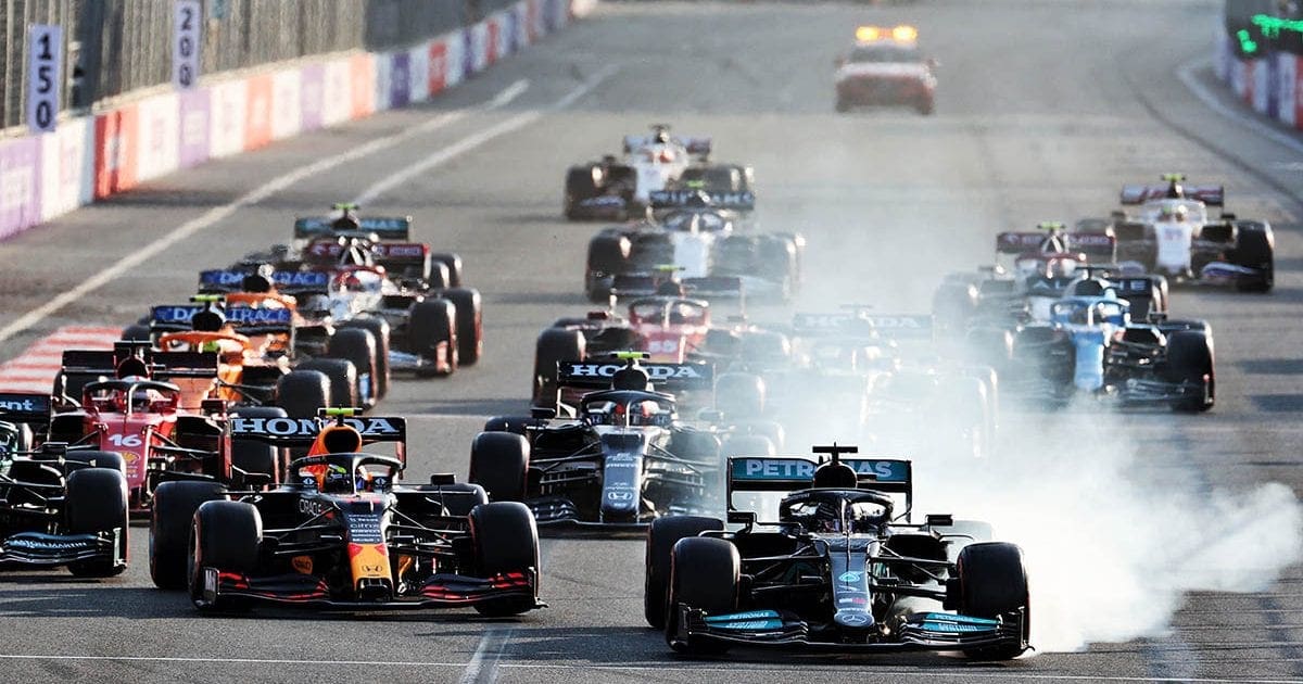 Hamilton is pushed back at the azerbaijan grand prix